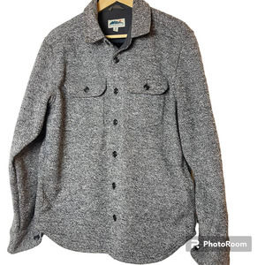 Edgevale North Coast Men's Wool Blend Shirt Jacket Heather Gray Sz M